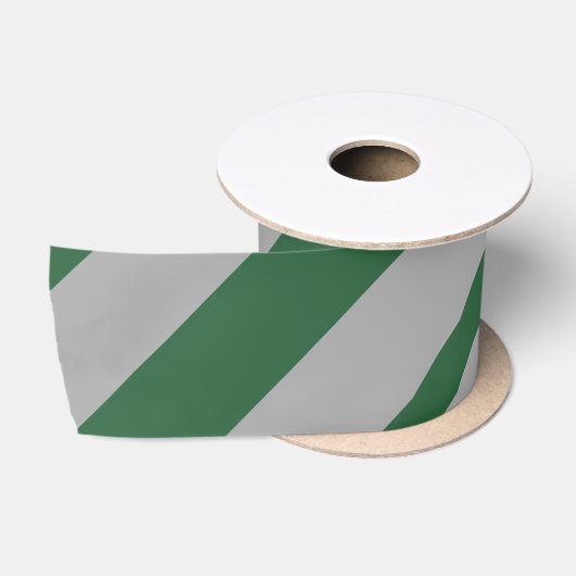 Tovenaar Groen en Grijs Satijnen Lint (Spoel)