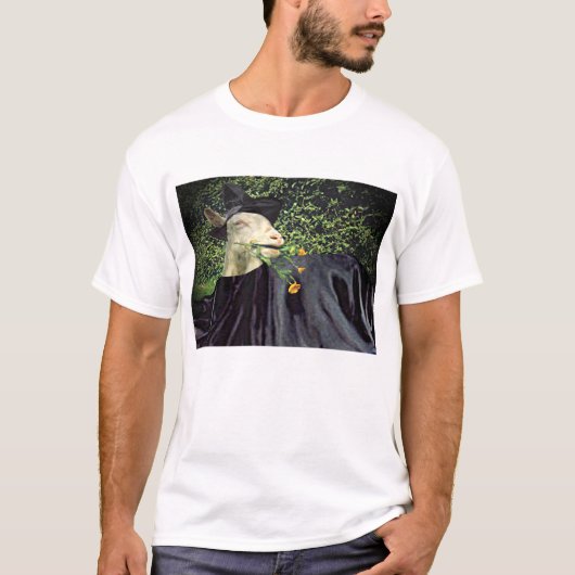 Tovenaar Halloween Goat T-shirt (Voorkant)
