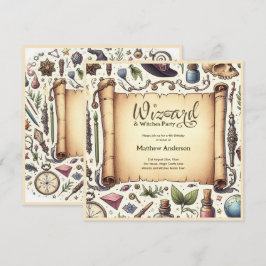 Tovenaar Heksen Party Magische Wands Petten Kaart