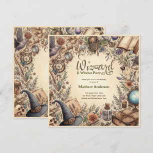 Tovenaar Heksen Party Magische  Wands Petten Kaart