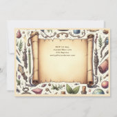  Tovenaar Heksen Party Magische Wands Petten Kaart (Achterkant)