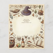 Tovenaar Heksen Party Magische Wands Petten Vintag (Achterkant)