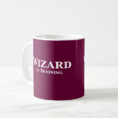 Tovenaar in de Geschenken van de Opleiding Koffiemok (Voorkant links)