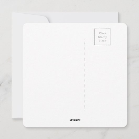 Tovenaar in de Kasteeltoren Feestdagenkaart (Achterkant)