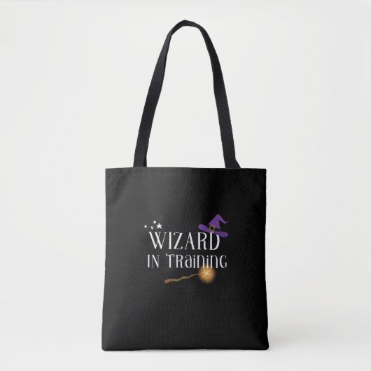Tovenaar in opleiding - Halloween Tote Bag (Voorkant)