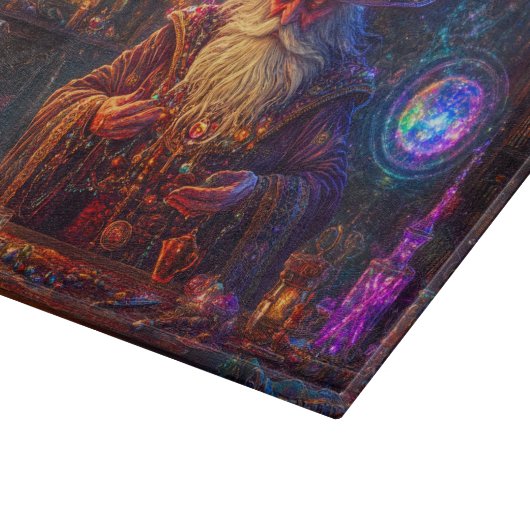 Tovenaar in zijn studie snijplank (Hoek)