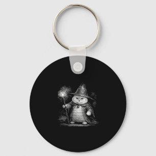 Tovenaar kat magie fantasie grappig vintage tabby  sleutelhanger