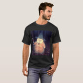 Tovenaar Kat Meme T-shirt _ Grappige Vintage Hallo (Voorkant volledig)