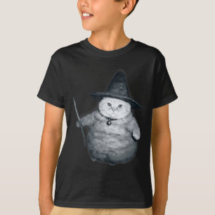 Tovenaar Kitten Meme Chonk Heks Kat Meme Dekhengst T-shirt