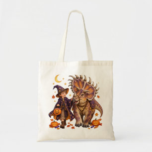 Tovenaar & Kosmoceratops Halloween Trick-or-Treat Tote Bag