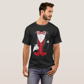 Tovenaar Kostuum Tuxedo T-shirt (Voorkant volledig)