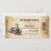 Tovenaar Magische Fabulous Kids Verjaardagsfeest Feestdagenkaart (Voorkant)