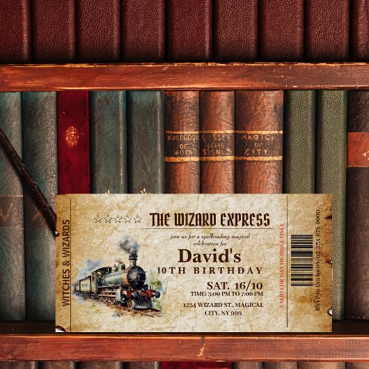 Tovenaar Magische Fabulous Kids Verjaardagsfeest Feestdagenkaart