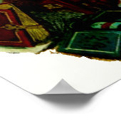  tovenaar Merlin Fate Litho Label Art Poster (Hoek)