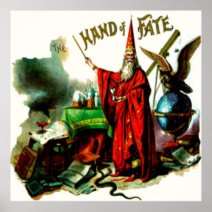 tovenaar Merlin Fate Litho Label Art Poster