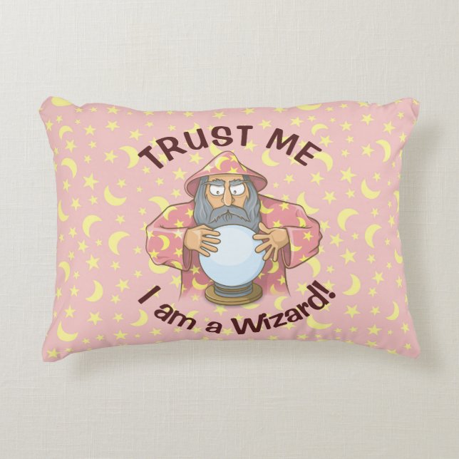 Tovenaar met Ball Accent Kussen (Voorkant)