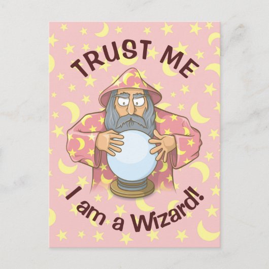 Tovenaar met Ball Briefkaart (Voorkant)