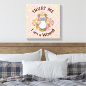 Tovenaar met Ball Canvas Afdruk (Insitu (Slaapkamer))