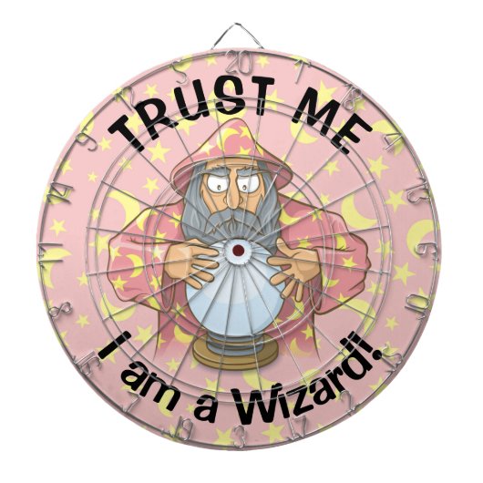 Tovenaar met Ball Dartbord (Voorkant)