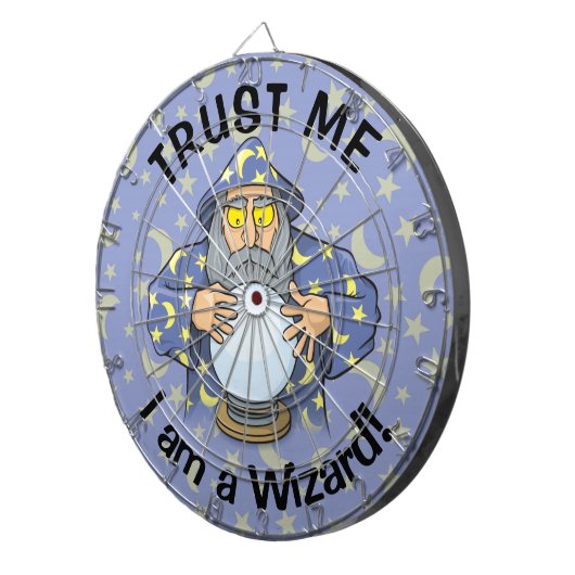 Tovenaar met Ball Dartbord (Voorkant Rechts)