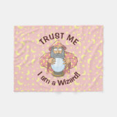 Tovenaar met Ball Fleece Deken (Voorkant (Horizontaal))