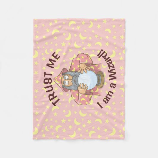 Tovenaar met Ball Fleece Deken (Voorkant)