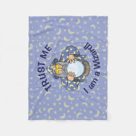 Tovenaar met Ball Fleece Deken (Voorkant)