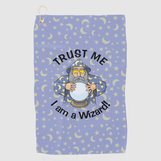 Tovenaar met Ball Golfhanddoek (Voorkant)