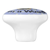 Tovenaar met Ball Keramische Knop (Zijkant)