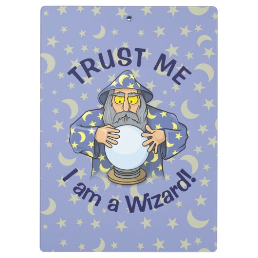 Tovenaar met Ball Klembord (Achterkant)