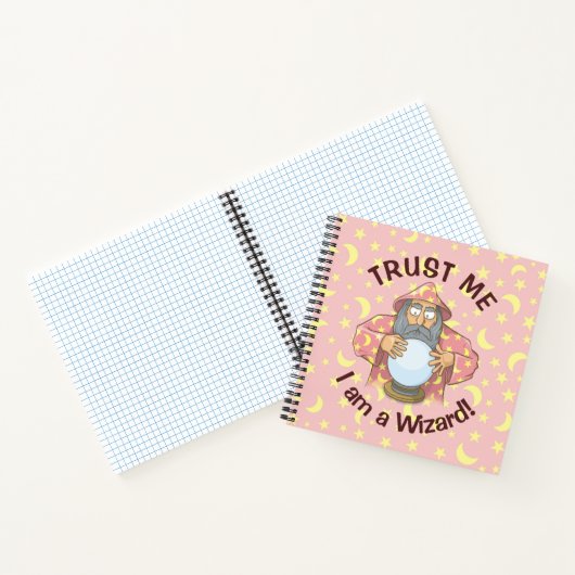 Tovenaar met Ball Notitieboek (Binnen)