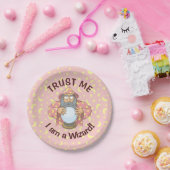 Tovenaar met Ball Papieren Bordje (Feest)