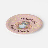 Tovenaar met Ball Papieren Bordje (Gekanteld)