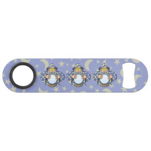 Tovenaar met Ball Speed Flessenopener (Voorkant (Horizontaal))