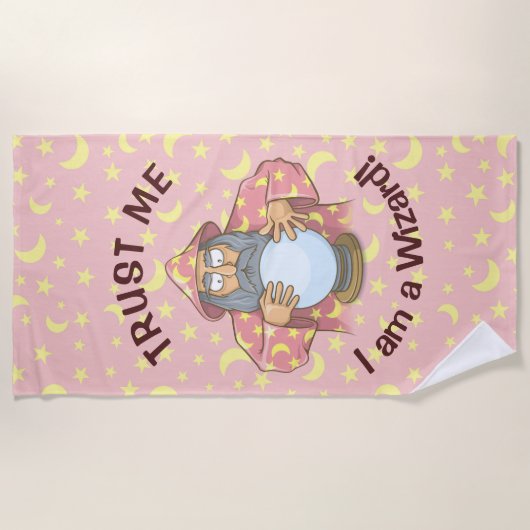 Tovenaar met Ball Strandlaken (Voorkant)