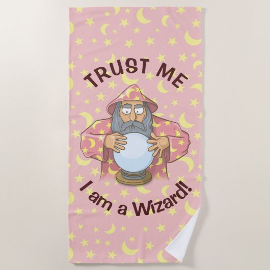 Tovenaar met Ball Strandlaken (Voorkant)