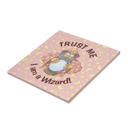 Tovenaar met Ball Tegeltje (Zijkant)