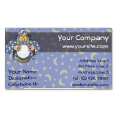 Tovenaar met Ball Visitekaartje Magneet (Voorkant)