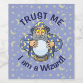 Tovenaar met Ball Wijn Etiket (Enkel label)