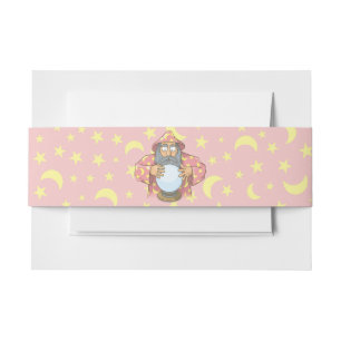 Tovenaar met de Oude Tovenaar van de Ball met blau Uitnodigingen Wikkel