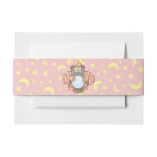 Tovenaar met de Oude Tovenaar van de Ball met blau Uitnodigingen Wikkel