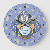 Tovenaar met uw gezicht grote klok (Voorkant)