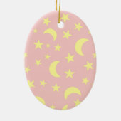 Tovenaar met uw gezicht keramisch ornament (Achterkant)