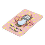 Tovenaar met uw gezicht magneet (Linkerzijde)