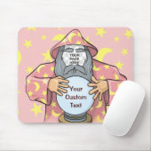 Tovenaar met uw gezicht muismat (Met muis)