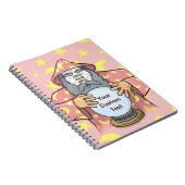 Tovenaar met uw gezicht notitieboek (Rechterzijde)