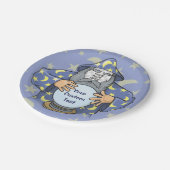 Tovenaar met uw gezicht papieren bordje (Gekanteld)