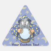 Tovenaar met uw gezicht sticker (Voorkant)