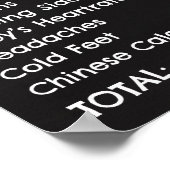 Tovenaar of heks Geslacht onthullen oude tenietsch Poster (Hoek)