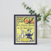 tovenaar Oz Book Hoesje Art Birthday Party Kaart (Staand voorkant)